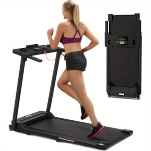 300 lbs Portable Folding Treadmill, 3.0 HP Foldable Compact Treadmill - Picture 1 of 7