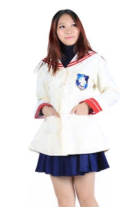 Clannad Cosplay Costume Nagisa Furukawa 3rd Grade School Uniform 1st Version Set - Picture 1 of 6