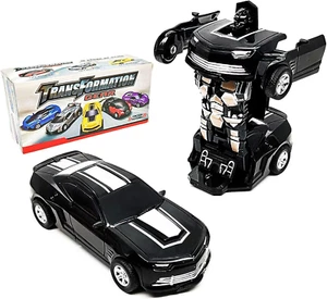 Present for for 3-6 Year Old Boys, Transforming Toys Cars for 3-8 Year Old Boys, - Picture 1 of 12