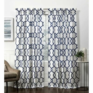 Exclusive Home Curtains - Darkening Curtain Panels - Indigo - 54"x84" - Picture 1 of 9