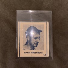 1948 Blue Tint R346 Hank Greenberg #35 No Team PLEASE Read below