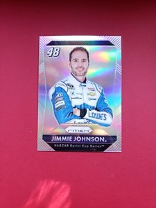 2016 PRIZM RACING 40 JIMMIE JOHNSON SILVER HOLO 48 LOWE'S TEAM DRIVER 