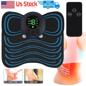 Lote Portátil EMS Masajeador Eléctrico Cuello Espalda Masaje Cervical Parche Estimulador - Imagen 1 de 13