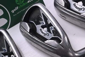 Left Hand Callaway X-20 Irons / 6-PW+SW / Regular Flex Callaway 75 Shafts - Picture 1 of 7