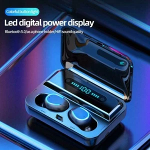TWS Pro Wireless Bluetooth 5.0 Earphones DEL Air Ear pods Buds for IOS Android - Picture 1 of 6