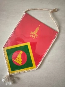 Vintage pennant of the XXll Olympic Games Bobsleigh USSR 80s - Picture 1 of 6