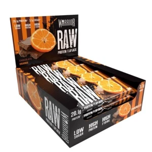 Warrior RAW Protein Flapjack - Snack, MRP - Chocolate Orange - 12 bars x 75g - Picture 1 of 5