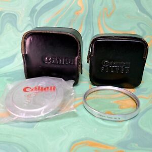 canon dream lens Cap Sealed 72mm And Used Filter Fantastic Condition