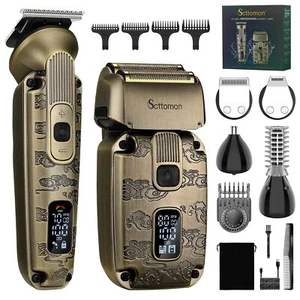 Foil Shavers for Men Beard Trimmer for Men Electric Razor for Men Bald Head H... - Picture 1 of 7