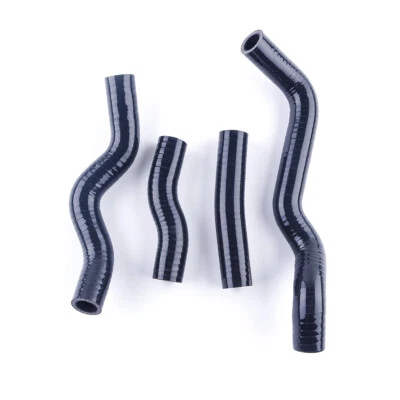 For Kawasaki KLX 250 KLX250S 1993-2015 Silicone Radiator Coolant Hose Kit Black — 第 1/4 张图片