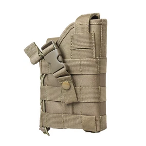 NEW - VISM Ambidextrous MOLLE Adjustable Small-Large Frame Pistol HOLSTER - TAN - Picture 1 of 5