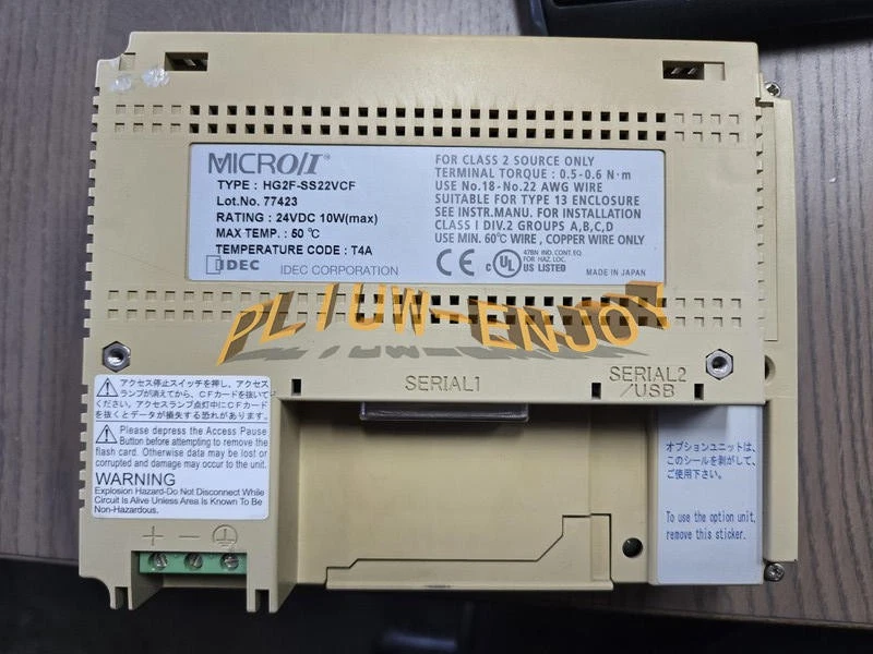 1PCS Used IDEC HG2F-SS22VCF Touch Screen - Image 1 of 1