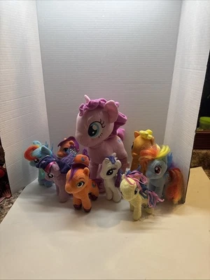 Lote de 9 peluches My Little Pony. Gama en tamaño 6”, &” y 13”  Foto 1 de 4