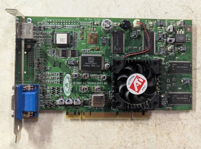 ATI Radeon 7200 PCI Graphics Card 32MB VGA S-Video PN 109-75700-00 Vintage GPU - Image 1 of 4