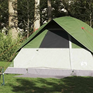 Koepeltent 6-persoons waterdicht groen tent kampeer tent vidaXL - Afbeelding 1 van 60