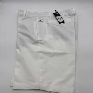NEU HERREN GRÖSSE 35" ADIDAS ERWACHSENE GOLFSHORTS. Weiß UVP 65 $ - Bild 1 von 4