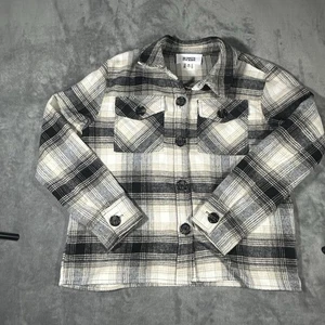 Chaqueta BB Dakota by Steve Madden para mujer cuadrada talla mediana camisa chaqueta franela - Imagen 1 de 5