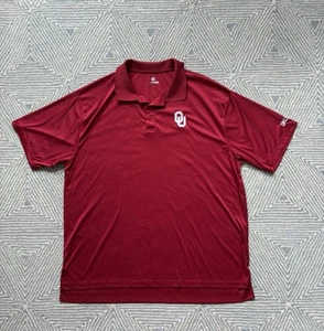 Colosseum University of Oklahoma Performance Poloshirt - weinrot/weiß - 2XL - Bild 1 von 5