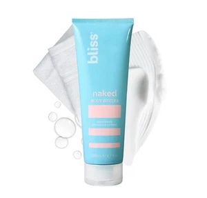 Bliss Unscented Naked Body Butter Maximum Moisture Cream Dry Skin 6.7 oz SEALED! - Picture 1 of 8