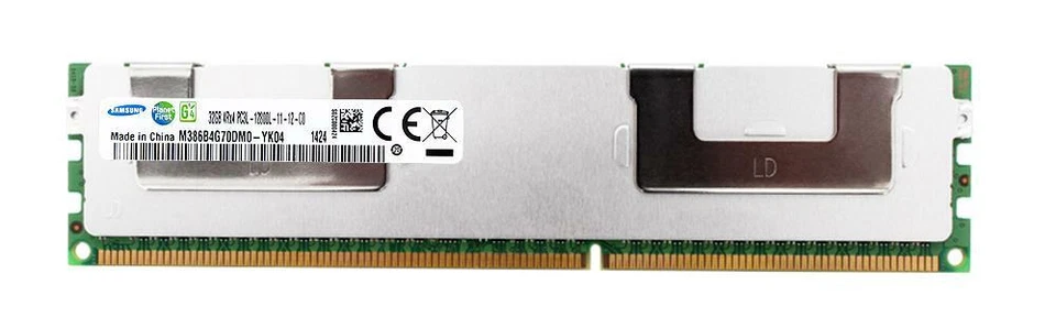 32GB DDR3 PC3L-12800L 1600MHz 4Rx4 Server Memory RAM Samsung M386B4G70DM0-YK04 - Image 1 of 1