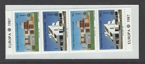 Europa - Modern Architecture - 1987 - Booklet MNH (Turkish Cyprus) Cover