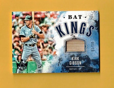 KIRK GIBSON 2019 DIAMOND BAT KINGS BAT RELIC  #BK-KG TIGERS  #d 1/10