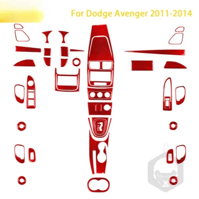 For Dodge Avenger 2011 2012 2013 2014  Carbon Fiber Car Steering Wheel Outlet  - Imagem 1 de 4