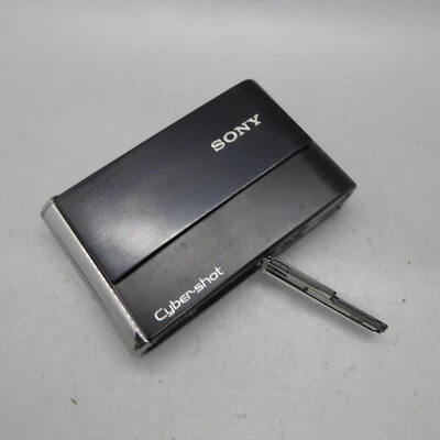 Sony Digital Camera Cybershot DSC-T70 8.1MP Black Tested *Read* - Image 1 of 4