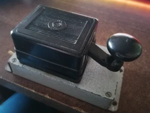 Vintage Soviet Military Morse Telegraph Straight Key from USSR - Picture 1 of 4