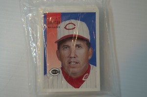 New 1994 CINCINNATI REDS KAHNS TEAM SET 35 CARDS LARKIN, DEION SANDERS Sealed