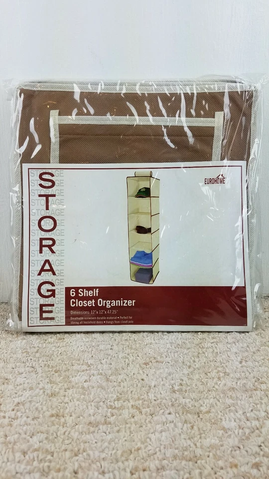 Organizador de armario de 6 estantes de Eurohome Foto 1 de 1