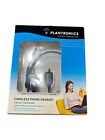 Plantronics M214C Cordless Phone Headset Over the Head Noise Cancelling Mic OPEN