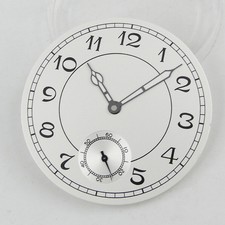 PARNIS 38.9mm Watch Dial + Watch Hand Fit 6498 Hand Winding Movement 