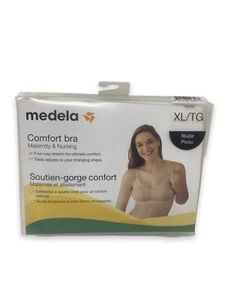 Medela Comfort Bra Maternity & Nursing Nude XL Soft Cotton for Comfort 1460X6P - Picture 1 of 2