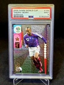 2006 Panini World Cup Thierry Henry PSA 9 - Picture 1 of 2