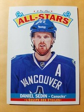 DANIEL SEDIN 2012-13 O-PEE-CHEE ALL-STARS WRAPPER REDEMPTION #AS-10 CANUCKS MINT