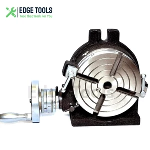 6" inch Rotary Table Horizontal Vertical 150 mm HV6-4 slots for Milling Machine - Picture 1 of 20