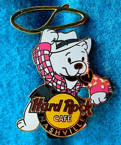 NASHVILLE RODEO COWBOY LASSO HERRINGTON CITY BEAR SERIES Hard Rock Cafe PIN LE - Picture 1 of 1