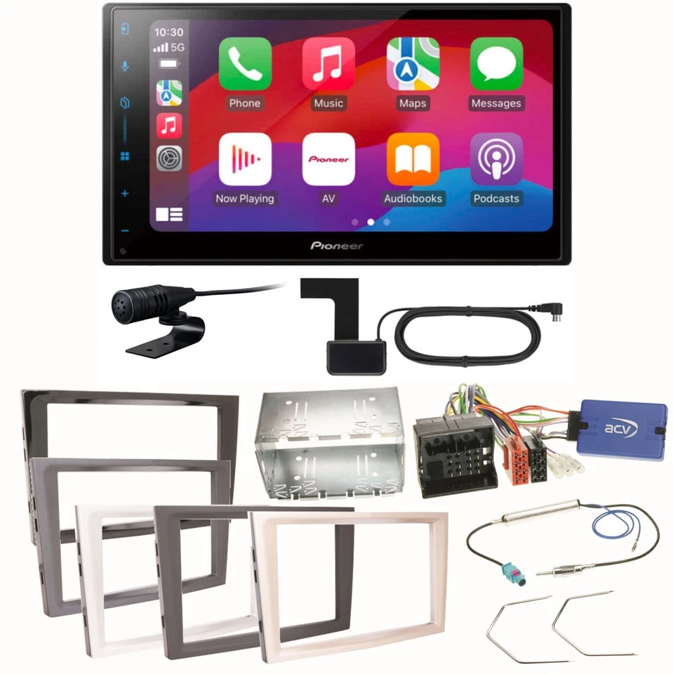 Pioneer SPH-DA77DAB Android Auto Einbauset für Opel Astra H Corsa D Zafira B Ant - Bild 1 von 1
