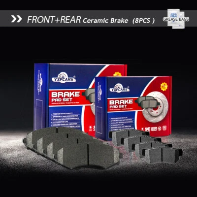 Pastillas de freno delanteras traseras de cerámica para Hyundai Sonata 2002 2003, 2001 2002 Kia Optima Foto 1 de 4