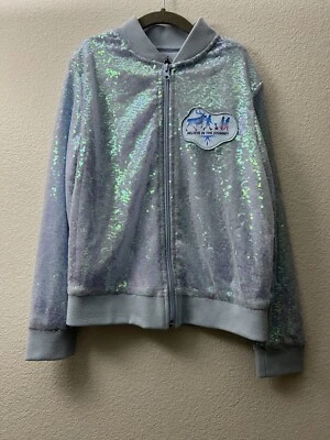 Chaqueta Frozen Lentejuelas Forest Spirit para Niñas Lentejuelas Azules Talla M Foto 1 de 2