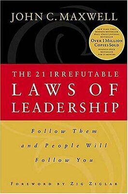 21 Irrefutable Laws Of Leadership : Follow Them And People Will F • 4.89$