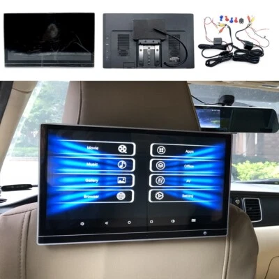 Rear Seat TV Screen For Infiniti QX80 Wifi Bluetooth Android 12 Headrest Monitor - Image 1 of 4