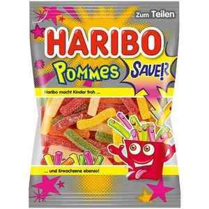 2 Bags HARIBO saure Pommes / Fries sour New from Germany - Picture 1 of 1