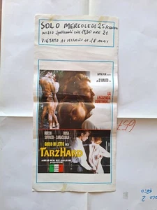 LOCANDINA GIOCO DI LETTO TARZHARD ROCCO SIFFREDI ROSA CARACCIOLO JOE D'AMATO n - Imagen 1 de 6