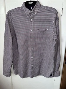 Blue Harbour Luxury Fabric Button Collar Check Shirt - Size Med Red White & Blue - Picture 1 of 6