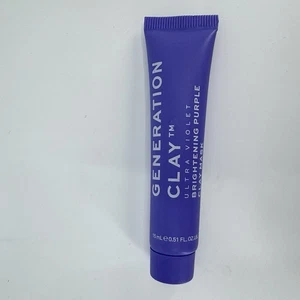Generation Clay Ultra Violet Brightening Purple Clay Mask .51 oz SEALED - Picture 1 of 5