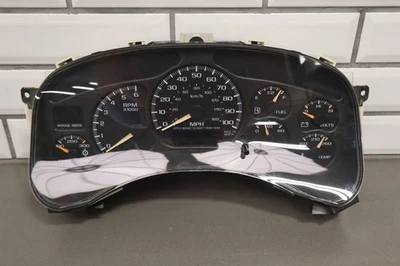 01-02 Chevy GMC 1500HD 2500HD Gasoline Speedometer Cluster Trans Temp 15059383 - Image 1 of 4