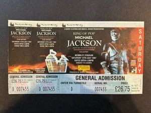 Michael Jackson Ticket Wembley Stadium 1997 Complete - Picture 1 of 1