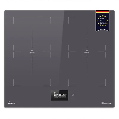KKT KOLBE Piano Cottura Induzione Vetroceramica Induzione Autark 60cm 4 Zone Incasso Display TFT